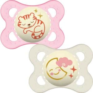 MAM Night Soother 2 Pack 0 months +