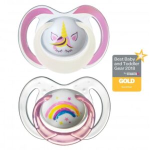 Nuby Night Time Dummies 6-18 mths