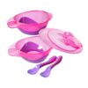 Nuby Feeding Bowl with Travel Lid and Cutlery