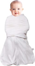clevamama swaddle bag 2 in 1 cream 0 3 mths