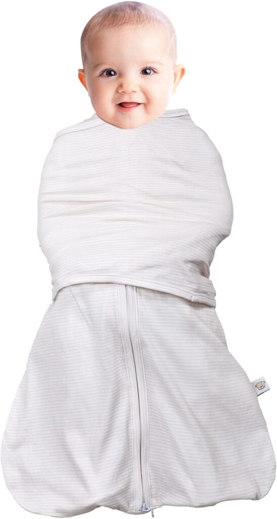 clevamama swaddle bag 2 in 1 cream 0 3 mths