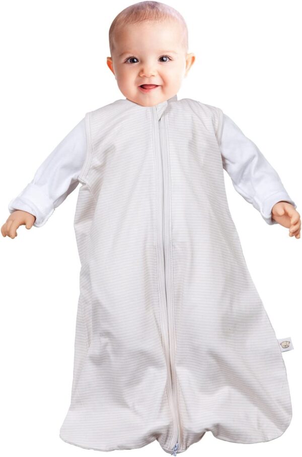 clevamama swaddle bag 2 in 1 cream 0 3 mths