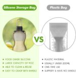haakaa silicone milk storage bag (9oz./260ml)