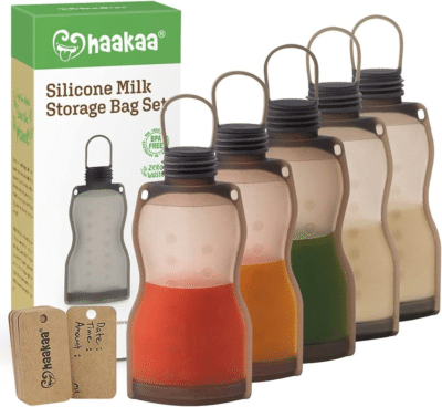 haakaa silicone milk storage bag (9oz./260ml)