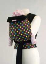 palm and pond mei tai baby sling midnight blue floral