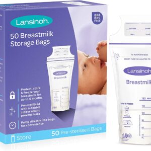 lansinoh breast milk storage bags 50 pack