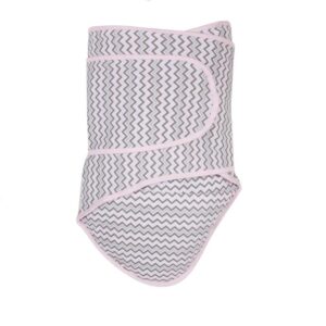 miracleblanket baby swaddle pink chevron