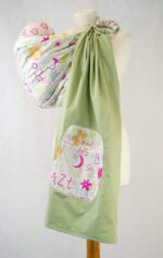 palm & pond baby ring sling carrier funky letter design