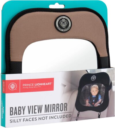 prince lionheart babyview car back seat mirror