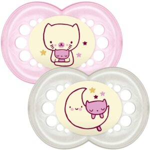 MAM Night Soother 2 Pack 6 months +