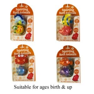 Squirting Bath Animals (assorted designs)
