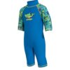 Sun Protection Swimsuit Deep Sea Blue