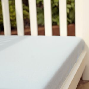 Bizzi Growin Fitted Pram Sheets Twin Pack Baby Blue