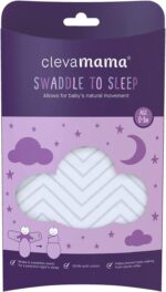 clevamama swaddle to sleep grey5