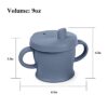 haakaa silicone sip n snack toddler cup