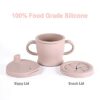 haakaa silicone sip n snack toddler cup