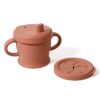 haakaa silicone sip n snack toddler cup