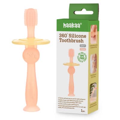 haakaa 360° silicone toothbrush