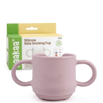 haakaa silicone baby drinking cup