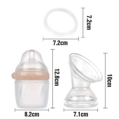 haakaa silicone pump and bottle pack