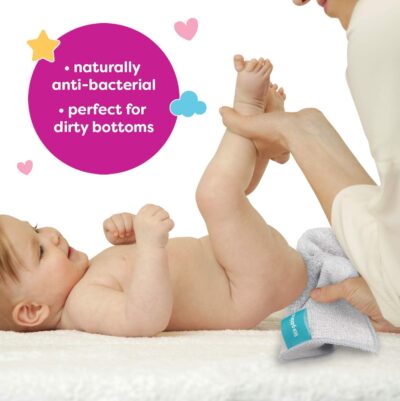 little gubbins reusable bamboo cotton baby wipes 12 pack