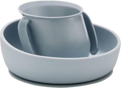 doidy bowl and cup gift pack grey